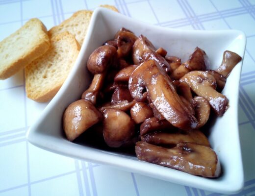 Žampiony v mističce